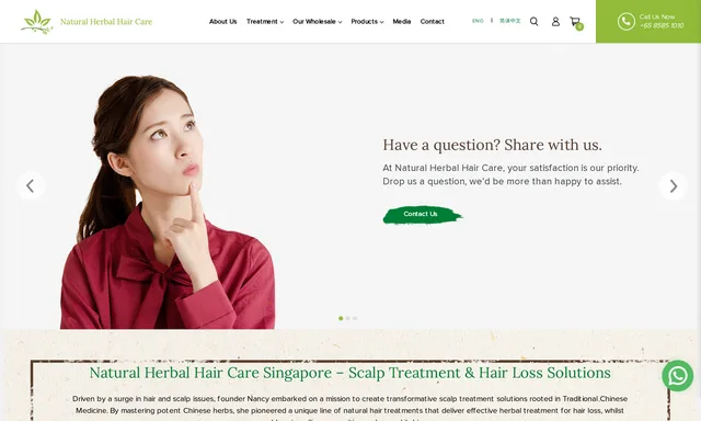 Natural Herbal Hair Care Asia 草藥染髪及健髮