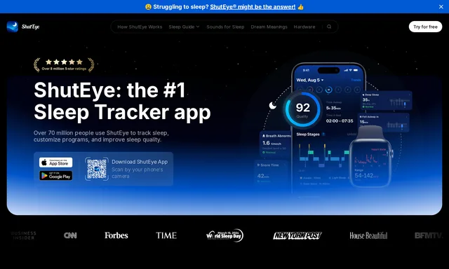ShutEye - Sleep Tracker, Recorder
