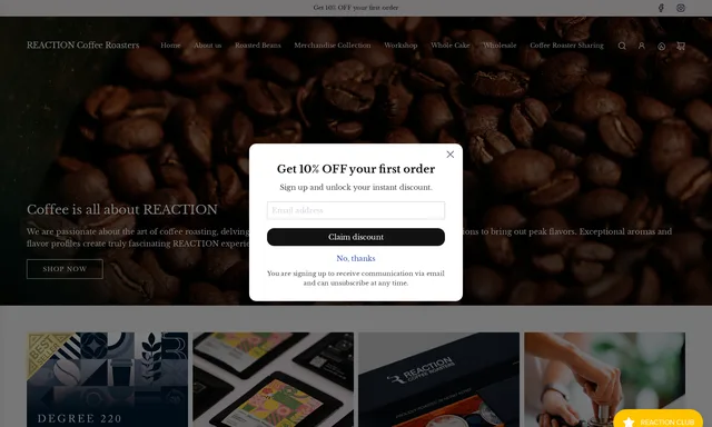 Reaction Coffee Roasters
