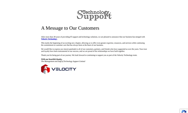 Technology Support