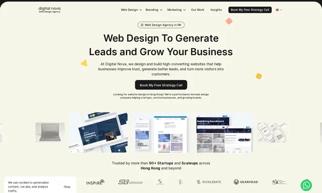 Digital Nova Web Design Agency in HK