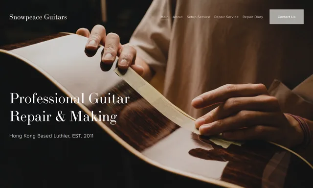 Snowpeace Guitars Hong Kong - Guitar Repair HK - 香港結他維修