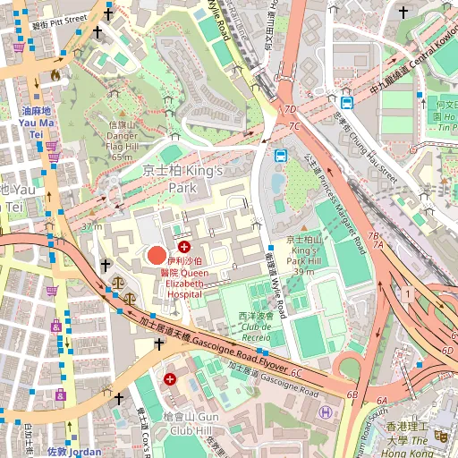 伊利沙伯醫院網球場