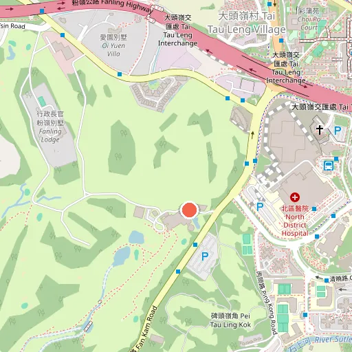 粉嶺高爾夫球會位置地圖