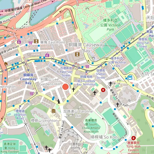 Happy Valley Athletic Association 愉園體育會游泳部位置地圖