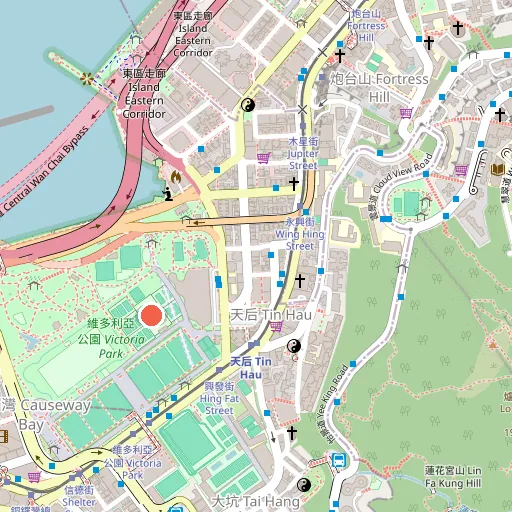 Prudential Hong Kong Tennis Open位置地圖