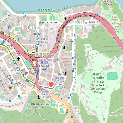 柚子乒乓球訓練中心（葵芳）位置地圖