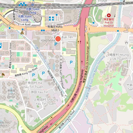 Efx24 Yuen Long (Yoho Mall I)位置地圖