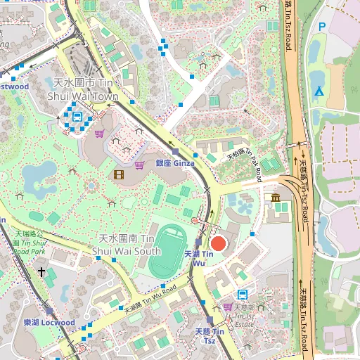 天水圍體育館位置地圖