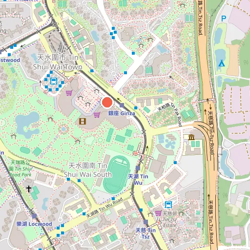 The Club 健身中心位置地圖