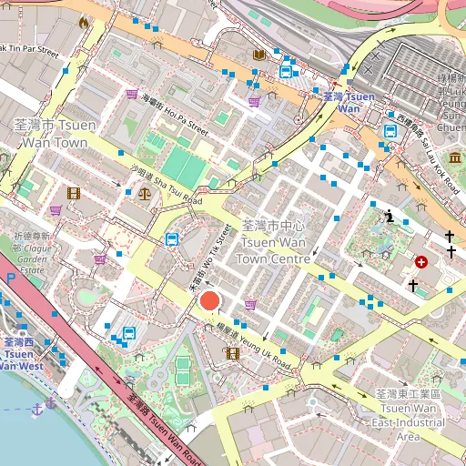 楊屋道體育館位置地圖