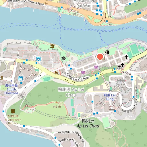 Ap Lei Chau Sports Centre位置地圖