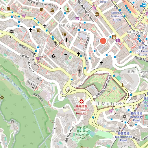 Zentral位置地圖