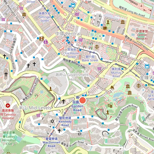 香港公園體育館位置地圖