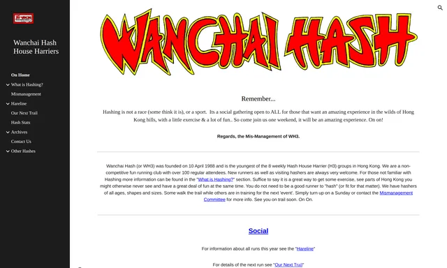 Wanchai Hash House Harriers - WH3