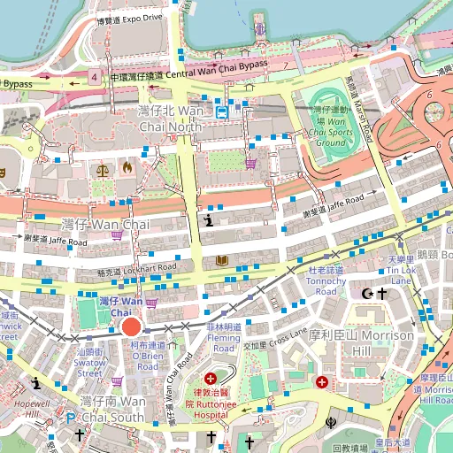 Southorn Stadium位置地圖