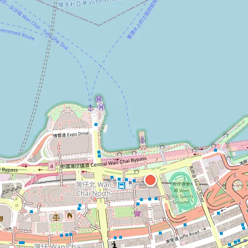 Harbour Road Sports Centre位置地圖