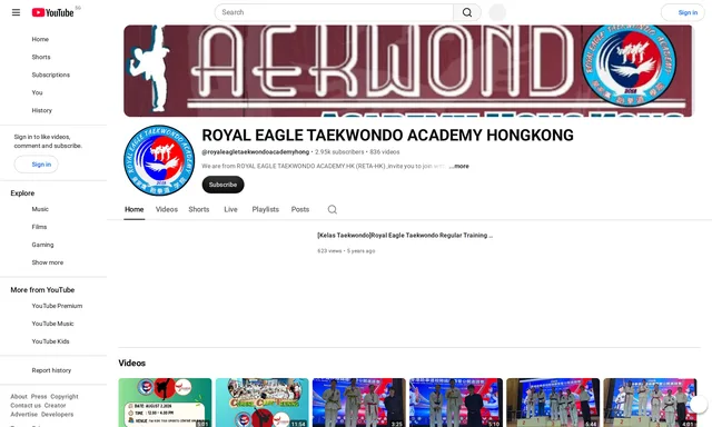 Royal Eagle Taekwondo Academy H.K - RETA
