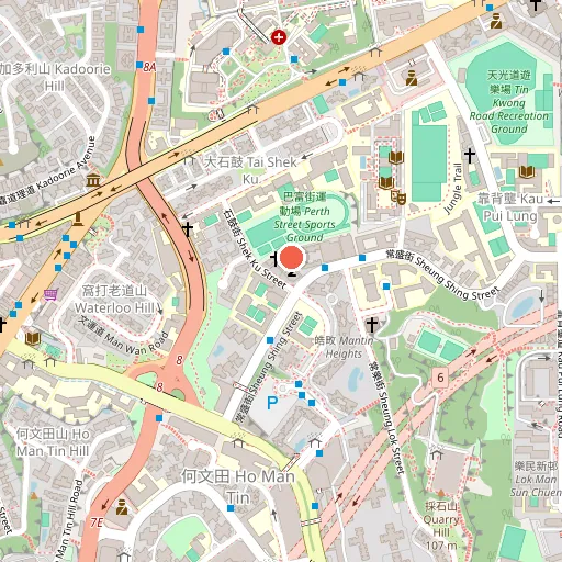 巴富街籃球場位置地圖