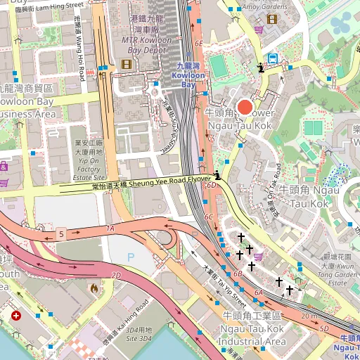 牛頭角道體育館位置地圖