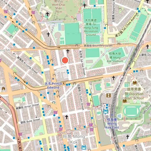 Kowloon Brazilian Jiu-Jitsu Mong Kok位置地圖