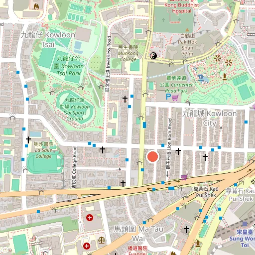 Paris 8 Fitness Kowloon City位置地圖