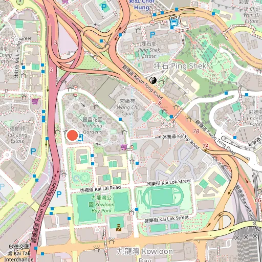 麗晶花園位置地圖