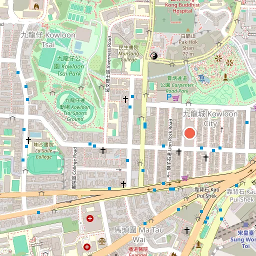 Kowloon City Sports Centre位置地圖