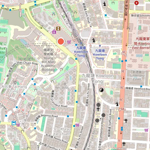 Patagonia 九龍塘店位置地圖