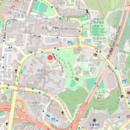 Po Kong Village Road Sports Centre位置地圖