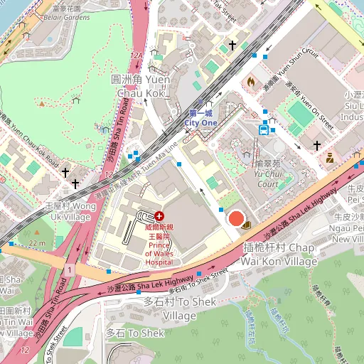 圓洲角體育館位置地圖