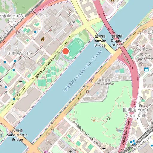源禾路運動場位置地圖