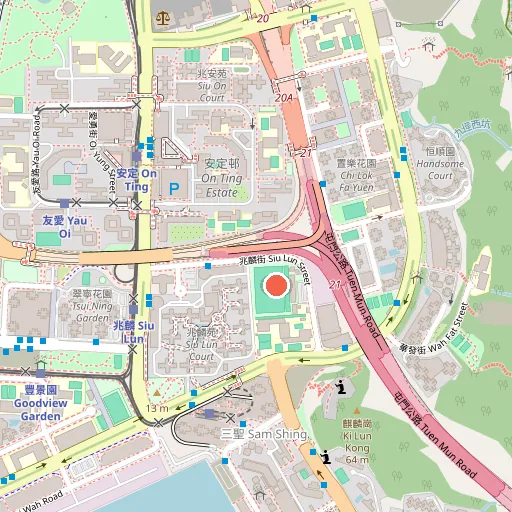 兆麟運動場位置地圖
