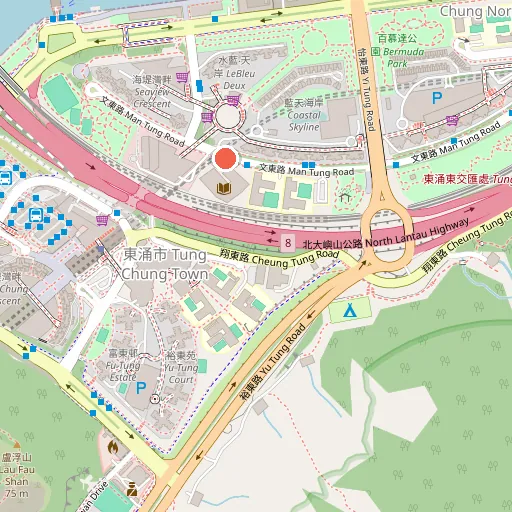 Tung Chung Grappling位置地圖