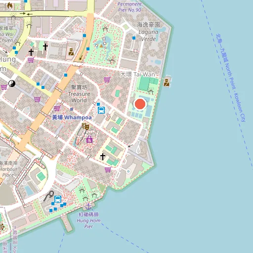 黃埔體育會位置地圖