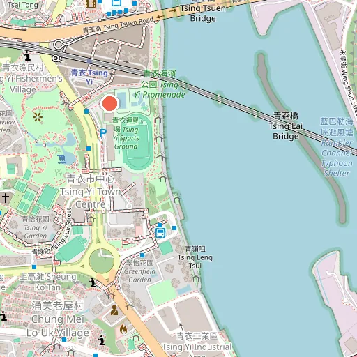 Tsing Yi Swimming Pool位置地圖