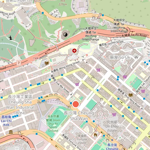 Cheung Sha Wan Sports Centre位置地圖