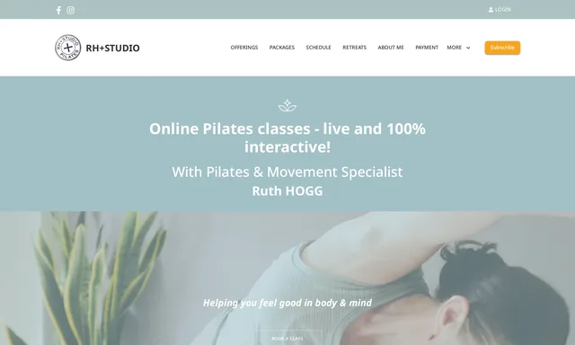 Pilates Hong Kong - RH+Studio