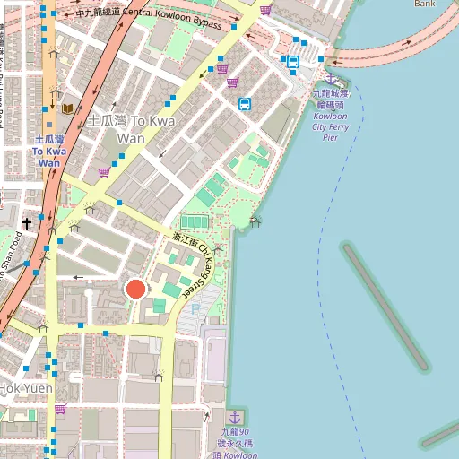 鐘聲慈善社陳守仁長者鄰舎中心位置地圖