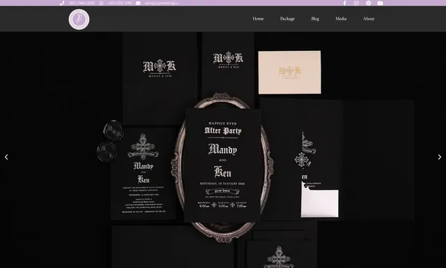 PP Wedding Invitation Design