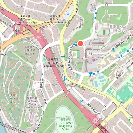 紅盒迷你倉荃灣店 RedBox Storage Tsuen Wan位置地圖