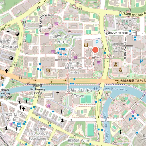 24 STORAGE 迷你倉/自存倉/迷你箱儲存/共享工作間 (分店:大埔太平工業中心7樓B室 & 9樓全層)位置地圖