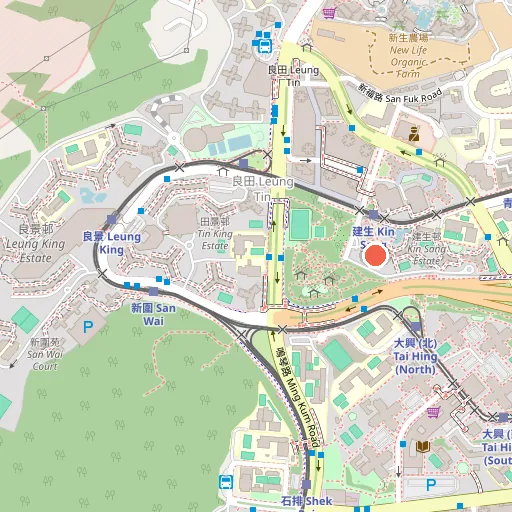 國際四方福音會香港教區建生堂耆年中心位置地圖