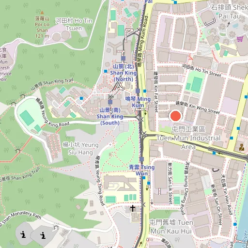 港樂速郵位置地圖