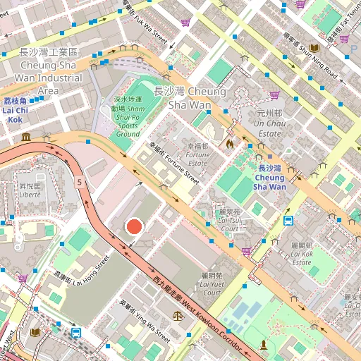 24 STORAGE 迷你倉/自存倉/迷你箱儲存/共享工作間 (分店: 長沙灣華盛3樓A室, 6樓B室)位置地圖