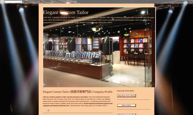 Elegant Custom Tailor