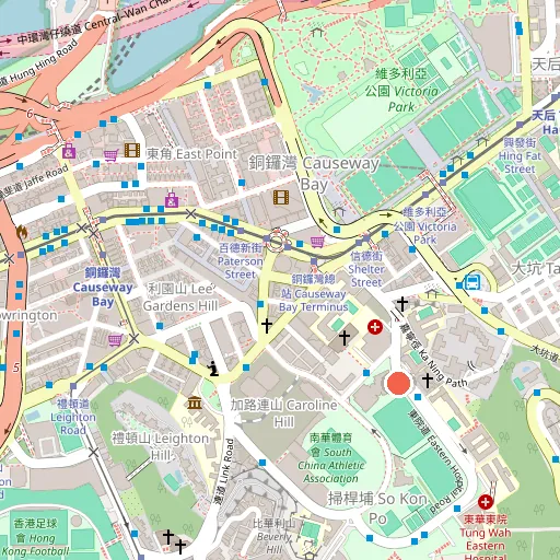 PINKOSTORE Hong Kong No. 500 Hennessy Road位置地圖