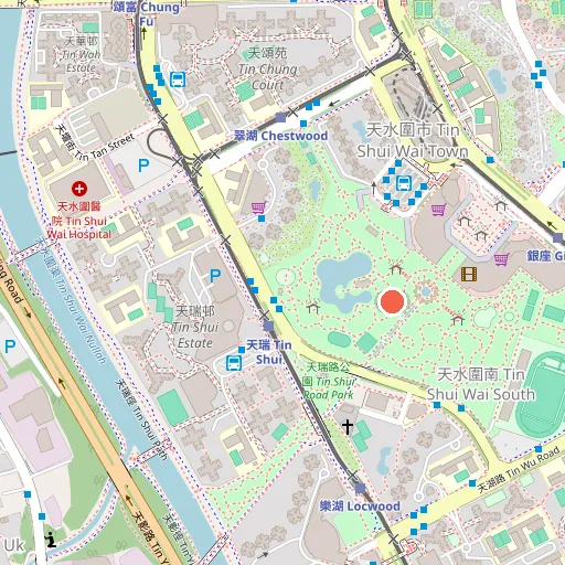 天水圍公園位置地圖