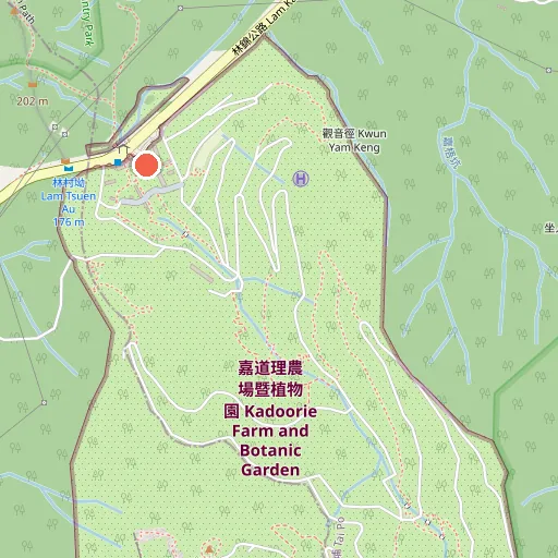 Kadoorie Farm and Botanic Garden位置地圖