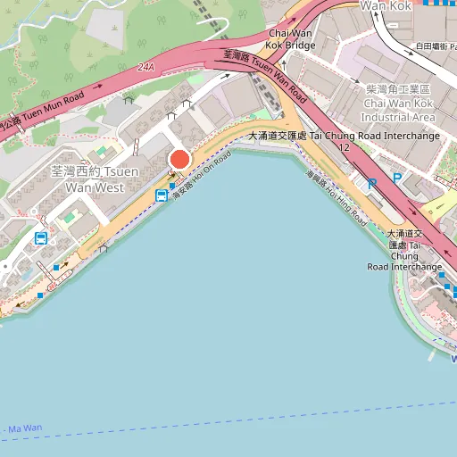 麗城花園海旁